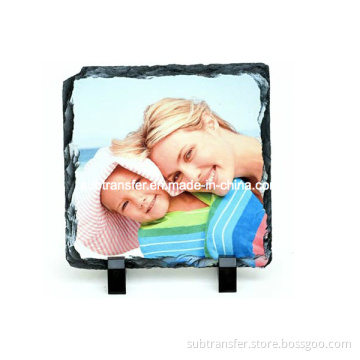 Medium Square Sublimation Photo Slate/Rocks